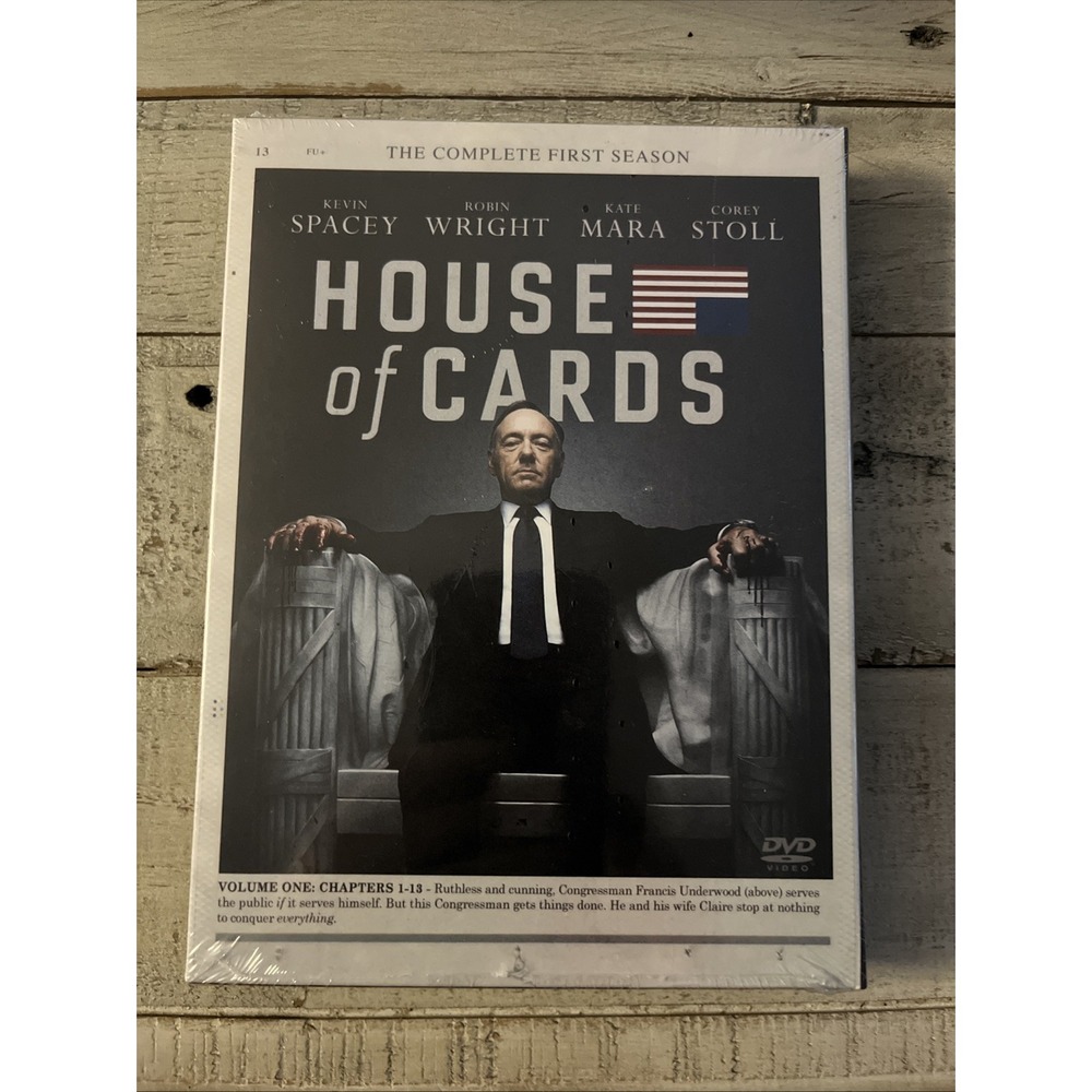 Kevin Spacey: House of Cards Complete First Season DVD - NEW SEALED